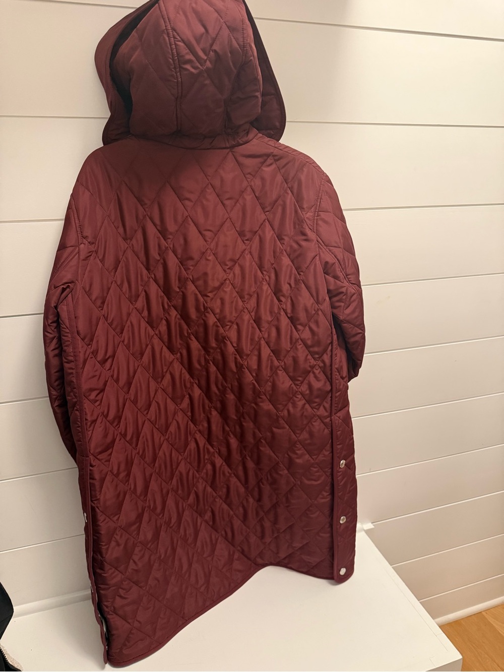 Burberry Parkgate Coat – Dark Grape – Size Large – NWT - Picture 7 of 11